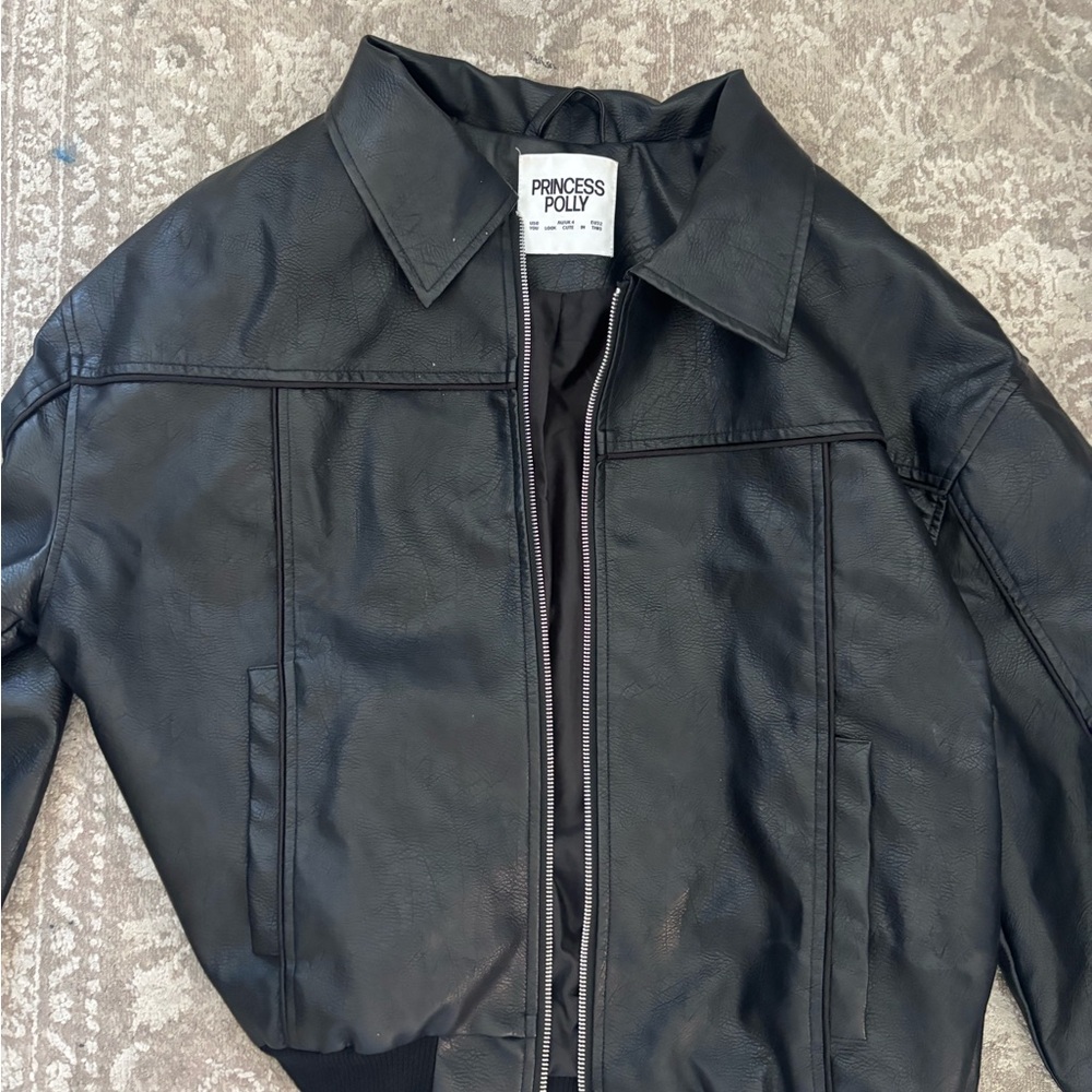 Princess Polly Sleek Black Jacket
